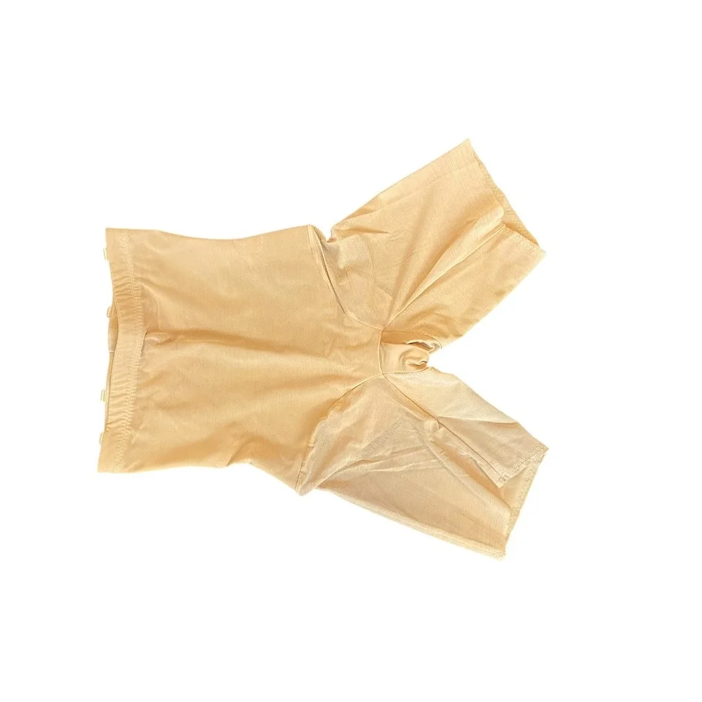 Womens‎ High Waisted Shapewear Shorts Beige Nude Tummy Control Mid Thigh Slimmer